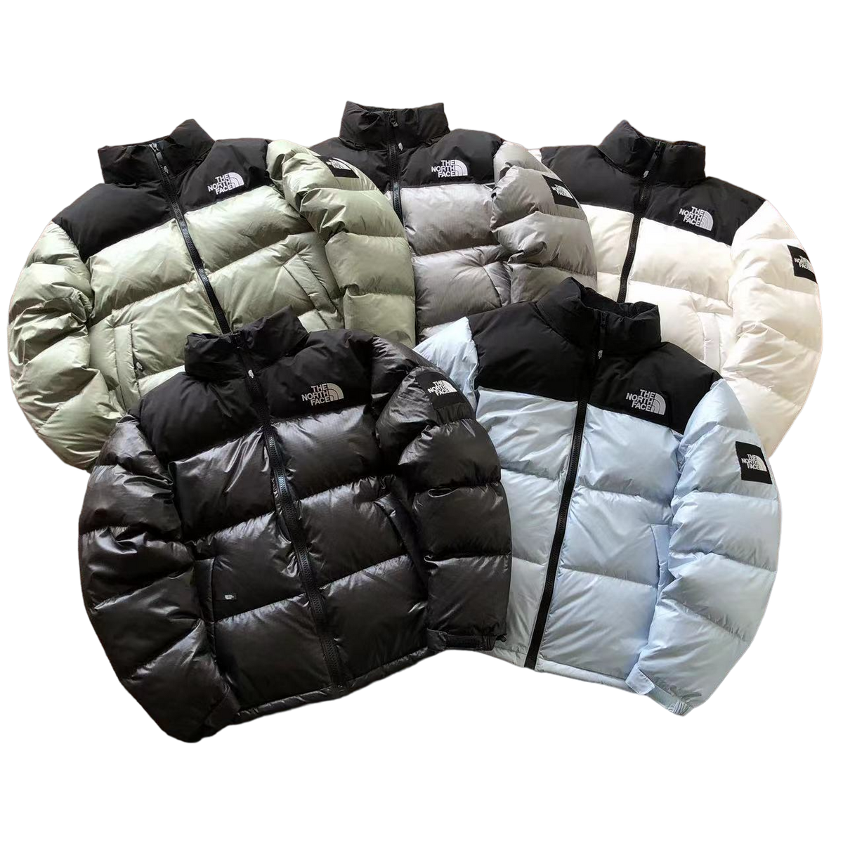 The North Face Nuptse Shiny - prezentare produs