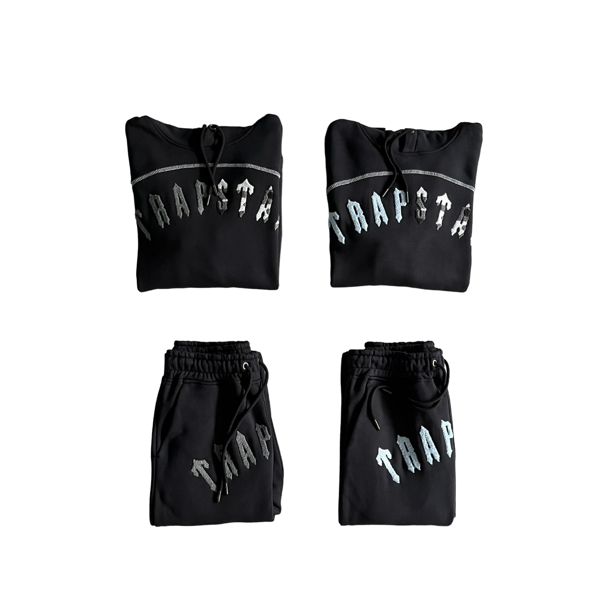 Trapstar Chenille Trening Negru Gri Camuflaj - prezentare produs