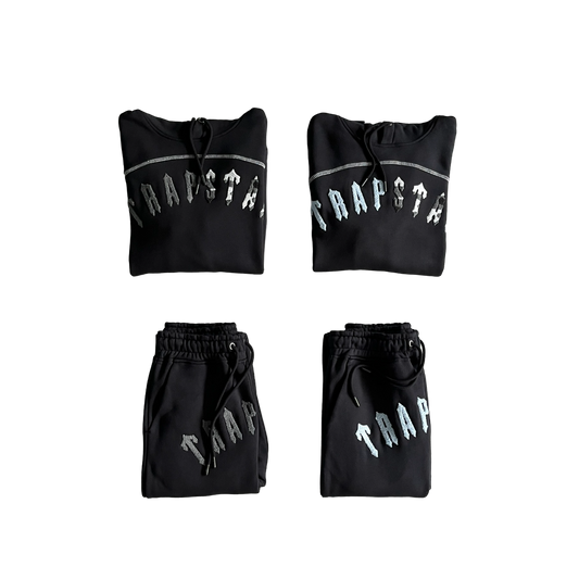 Trapstar Chenille Trening Negru Gri Camuflaj - prezentare produs