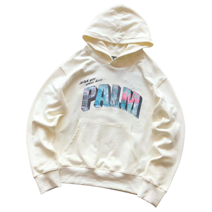 Palm Angels Multicolor Logo Hanorac - prezentare produs