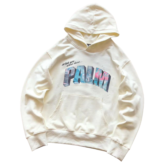 Palm Angels Multicolor Logo Hanorac - prezentare produs
