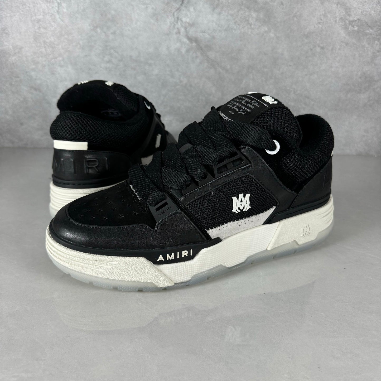 Amiri Ma 1 Negru Alb Sole - prezentare produs