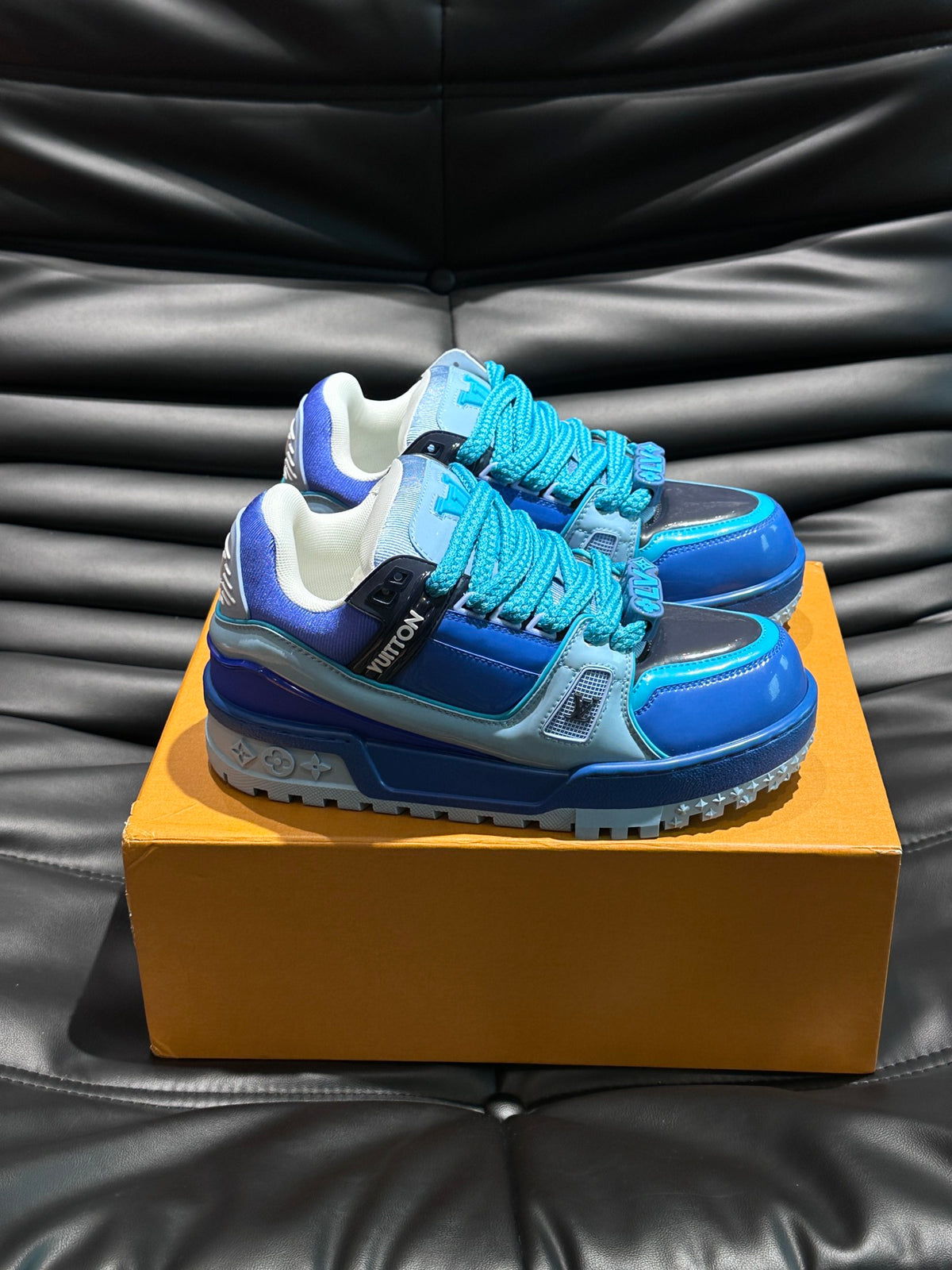 Louis Vuitton LV Pantofi sport Maxi Albastru - prezentare produs