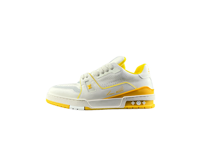 Louis Vuitton LV Trainers Galben Alb - prezentare produs