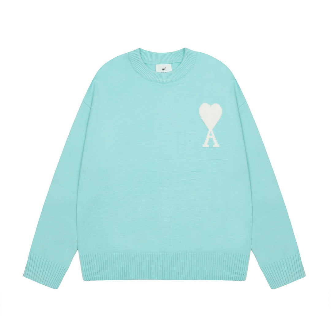 Ami Paris Pulover Turquoise - prezentare produs