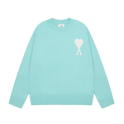 Ami Paris Pulover Turquoise - prezentare produs