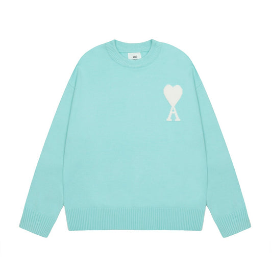 Ami Paris Pulover Turquoise - prezentare produs