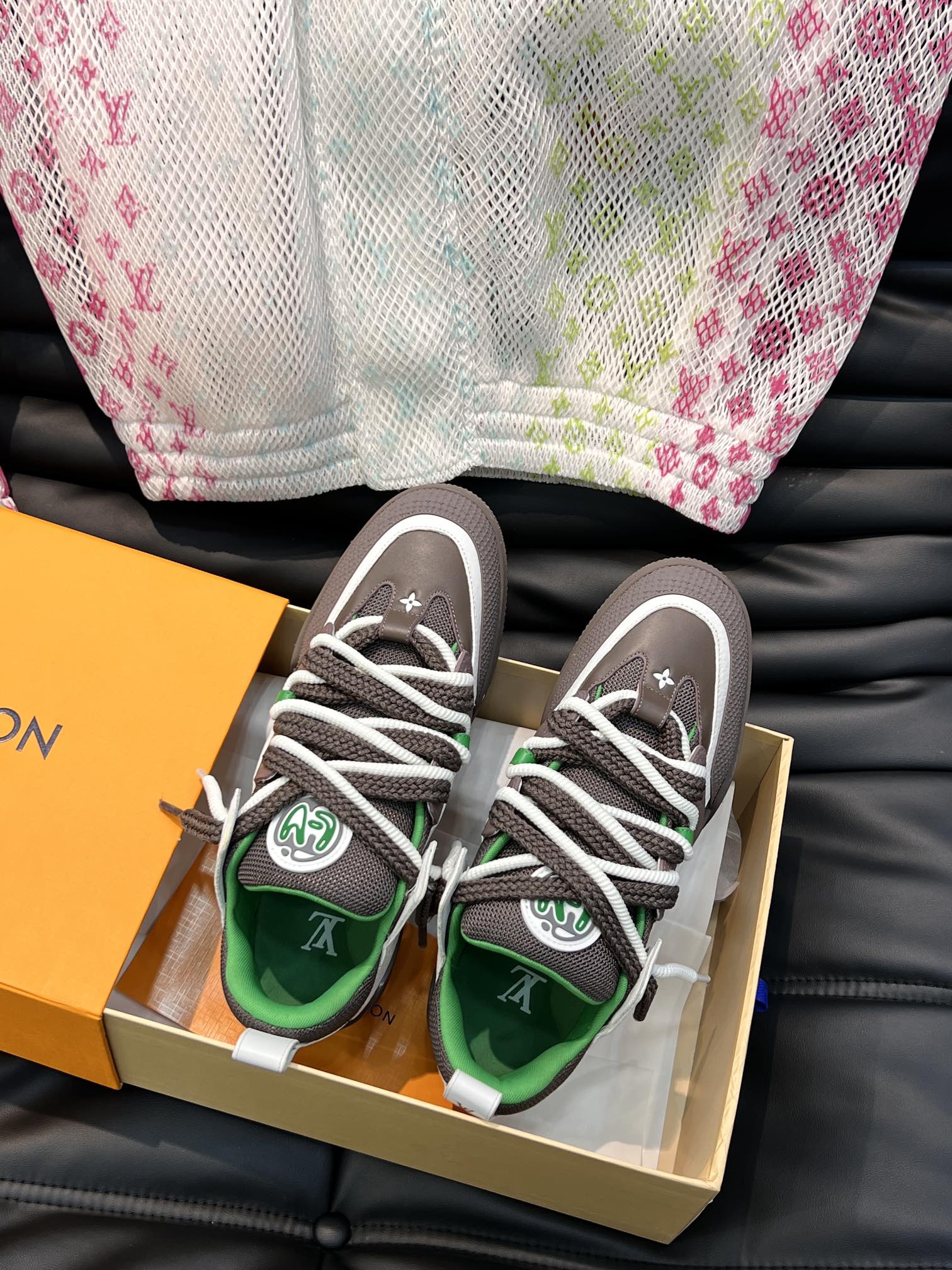 Louis Vuitton LV Skate Verde Maro Pantofi sport - prezentare produs