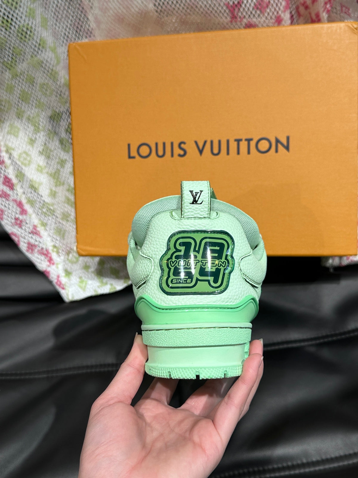 Louis Vuitton LV Skate Deschis Verde - prezentare produs