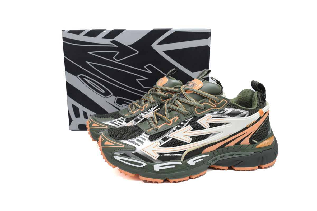 Off-White Be Right Back Camuflaj Verde - prezentare produs