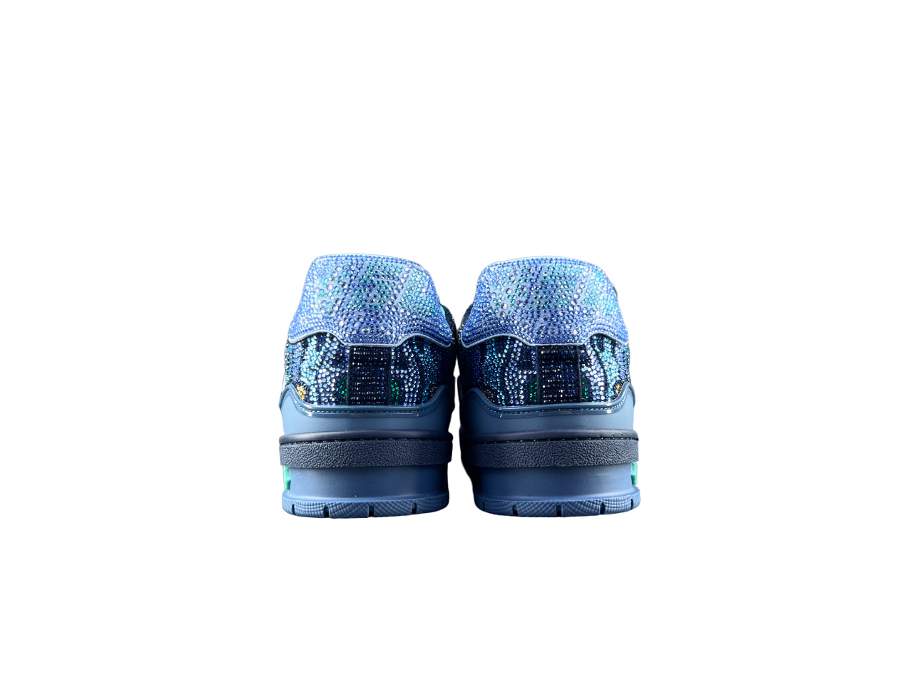 Louis Vuitton LV Pantofi sport Albastru Diamonds Luxury Ediție - prezentare produs