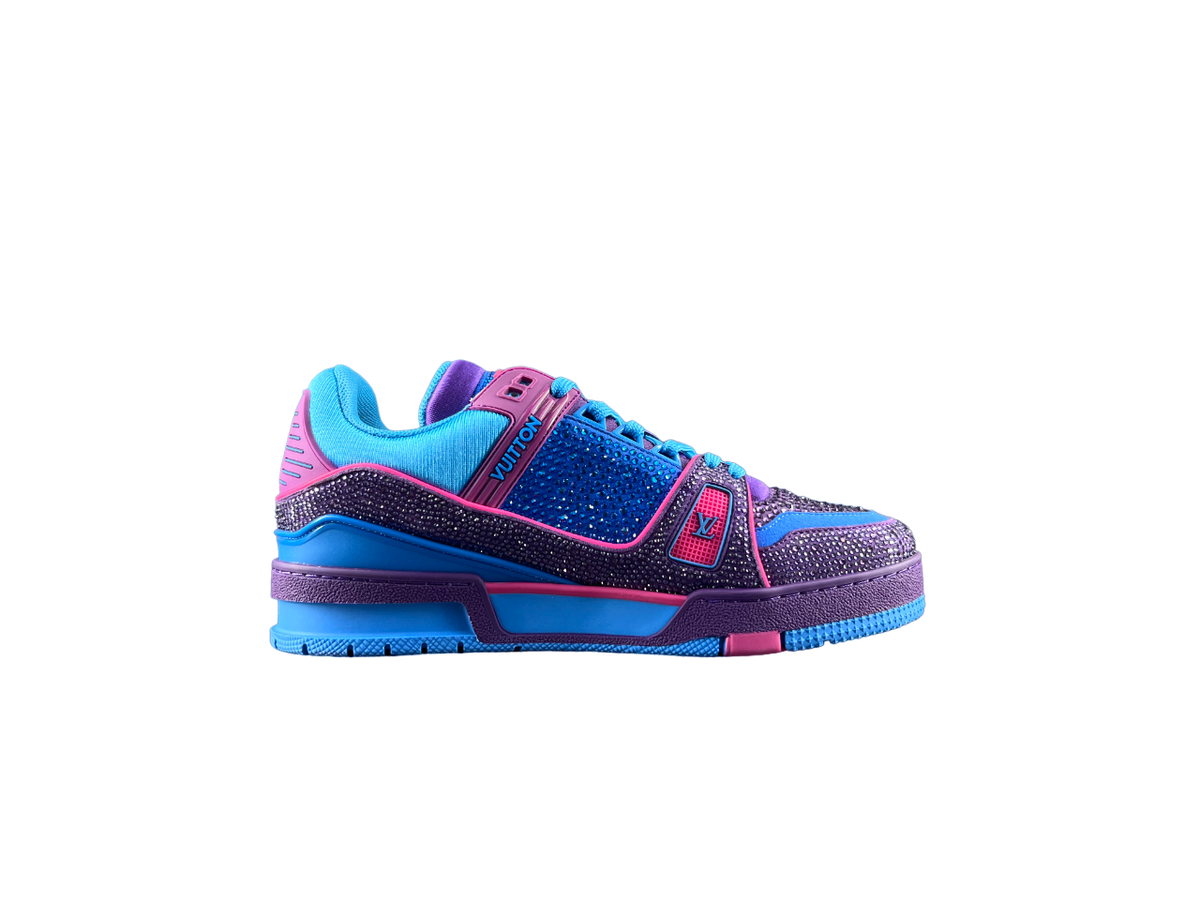 Louis Vuitton LV Pantofi sport Albastru Violet Diamonds Luxury Ediție - prezentare produs