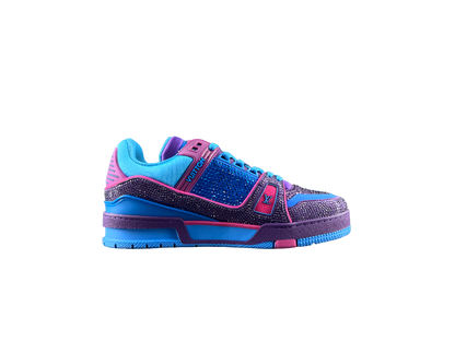 Louis Vuitton LV Pantofi sport Albastru Violet Diamonds Luxury Ediție - prezentare produs