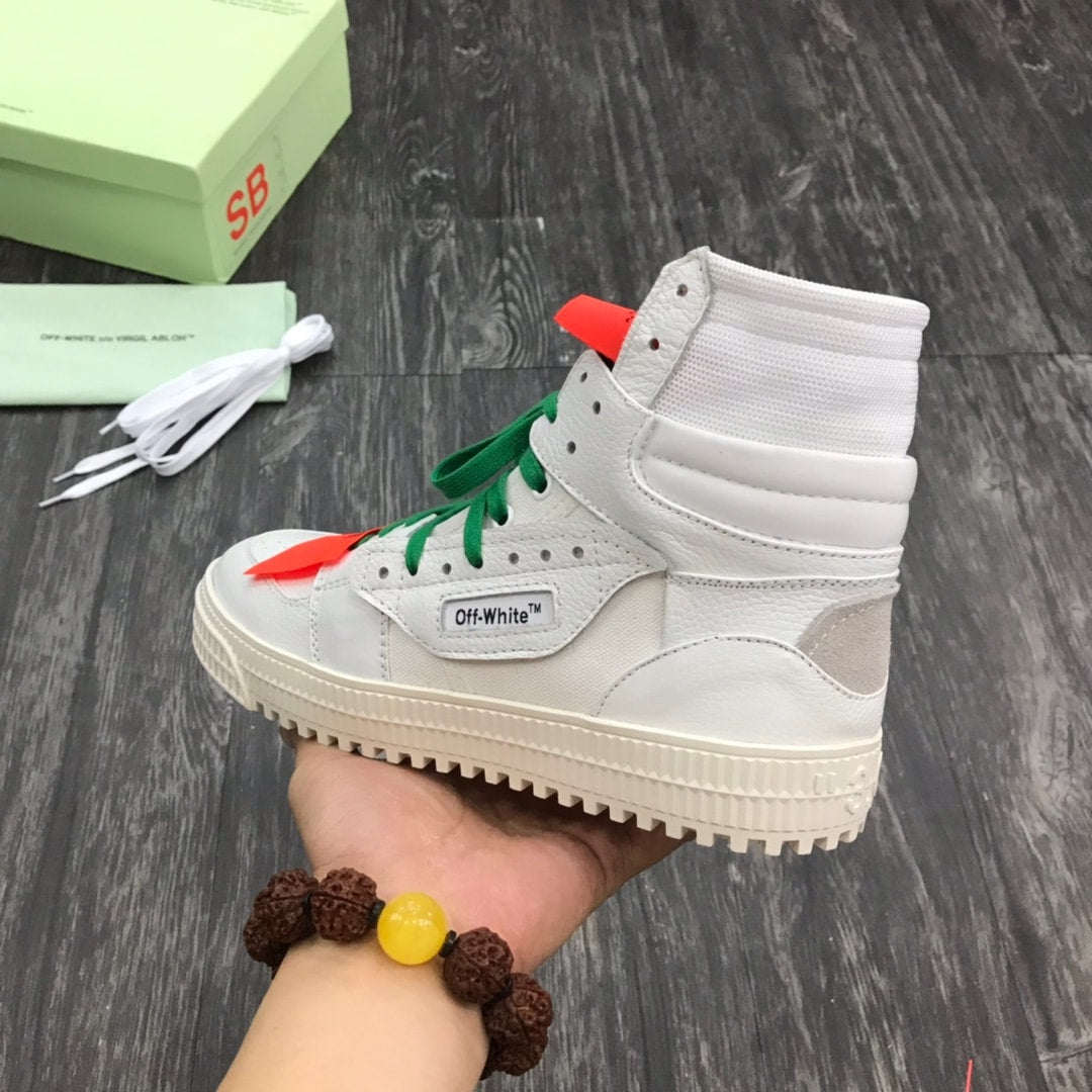 Off-White Off-White Court 3 0 Alb Verde Laces Pantofi sport - prezentare produs