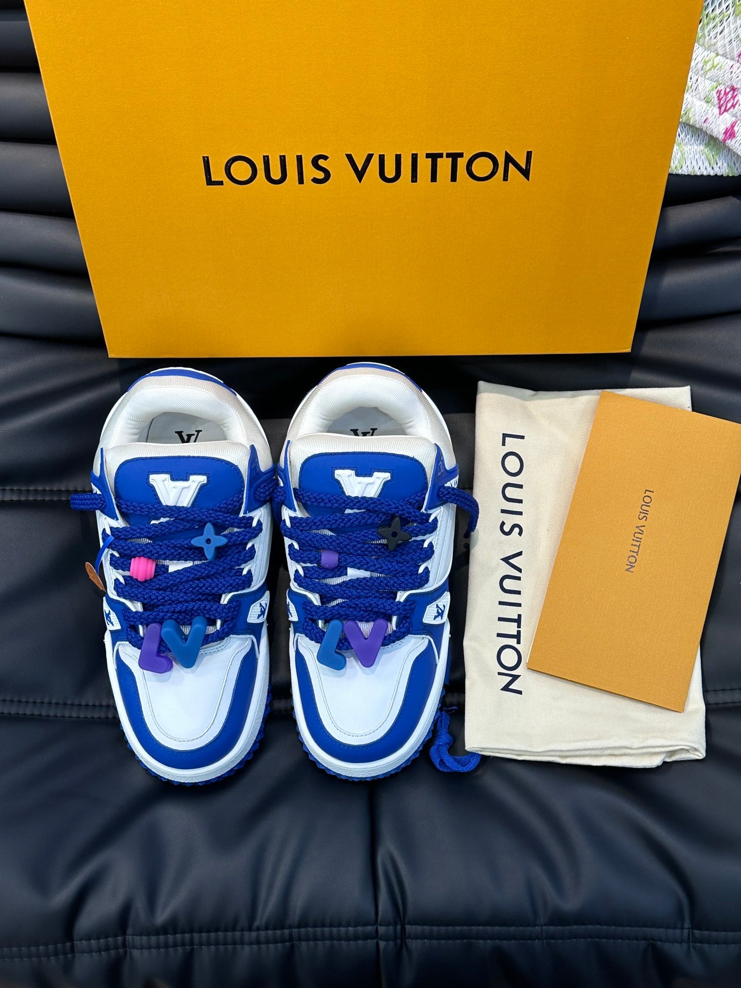Louis Vuitton LV Trainers Maxi Albastru - prezentare produs