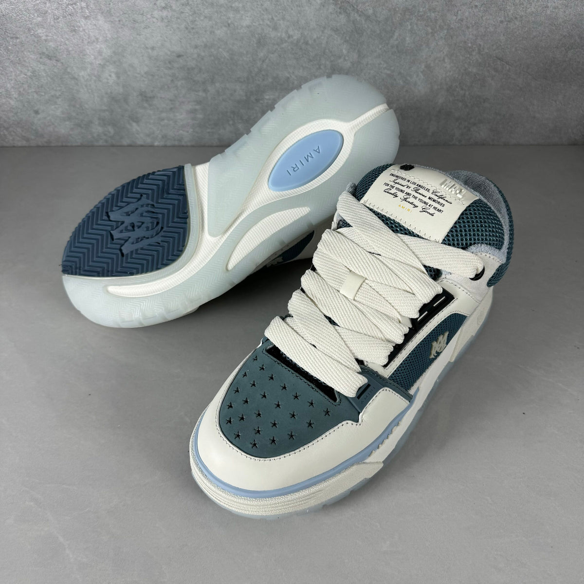 Amiri Ma 1 Marina Albastru Alb Pantofi sport - prezentare produs