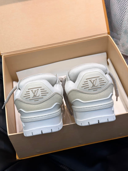 Louis Vuitton LV Trainers Maxi Crem Pânză - prezentare produs