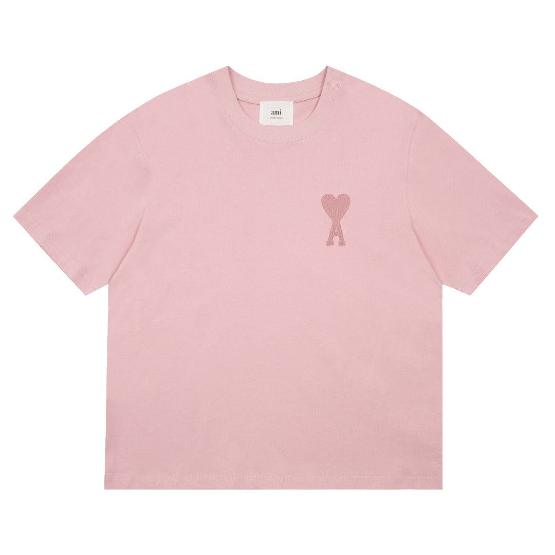 Ami Paris Tricou Roz - prezentare produs