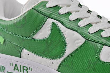LV X Nike Air Force Verde Pantofi sport - prezentare produs