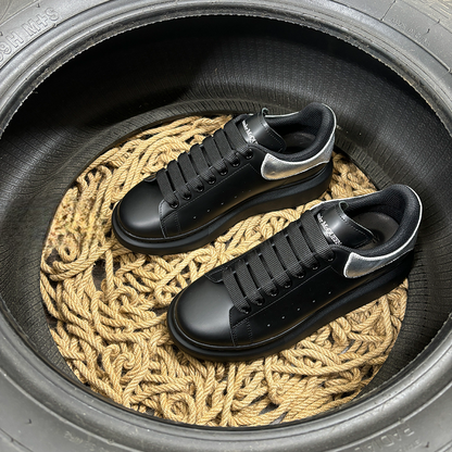 Alexander McQueen Negru Argintiu Pantofi sport - prezentare produs
