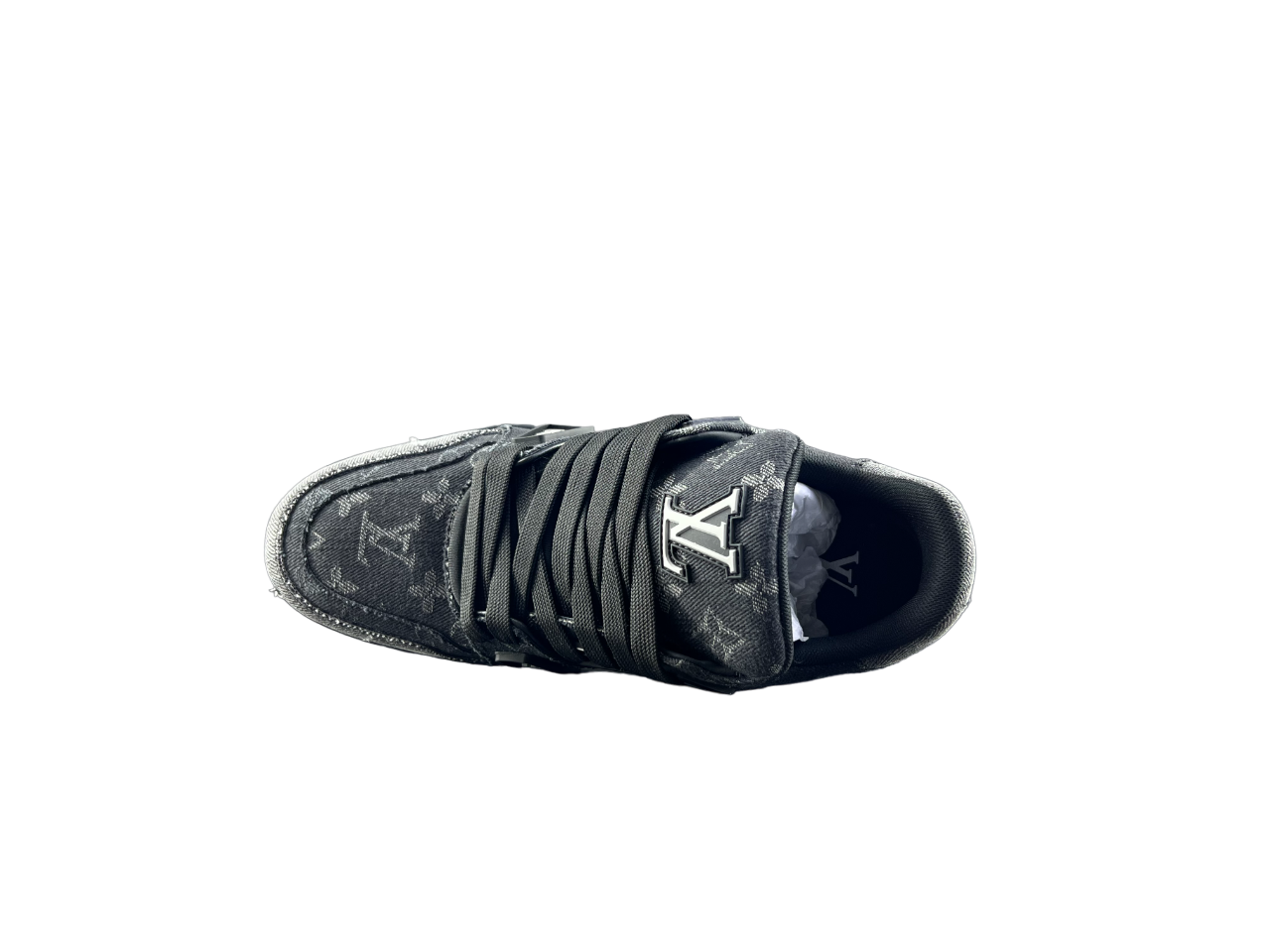 Louis Vuitton LV Pantofi sport Negru Gri - prezentare produs