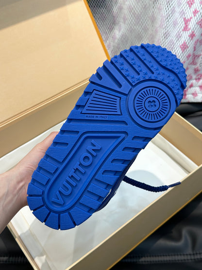 Louis Vuitton LV Trainers Maxi Albastru Pânză - prezentare produs