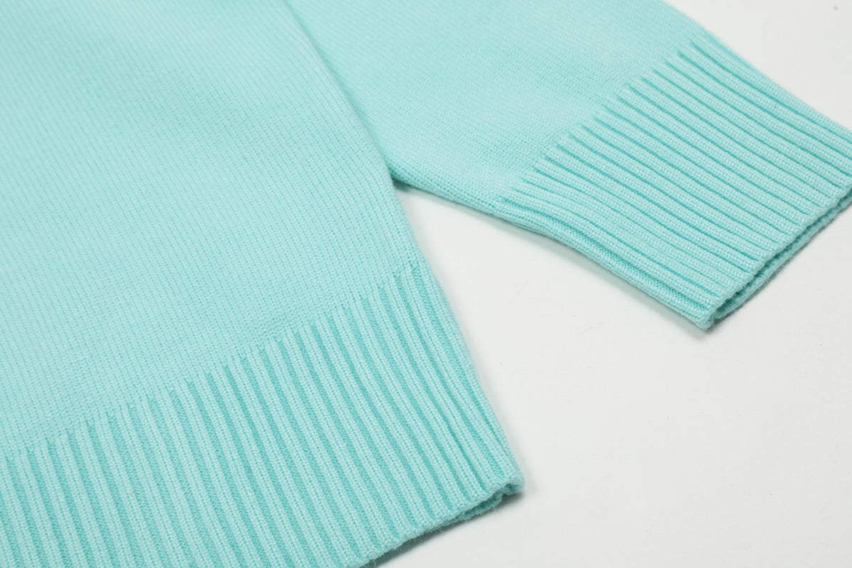 Ami Paris Pulover Turquoise - prezentare produs
