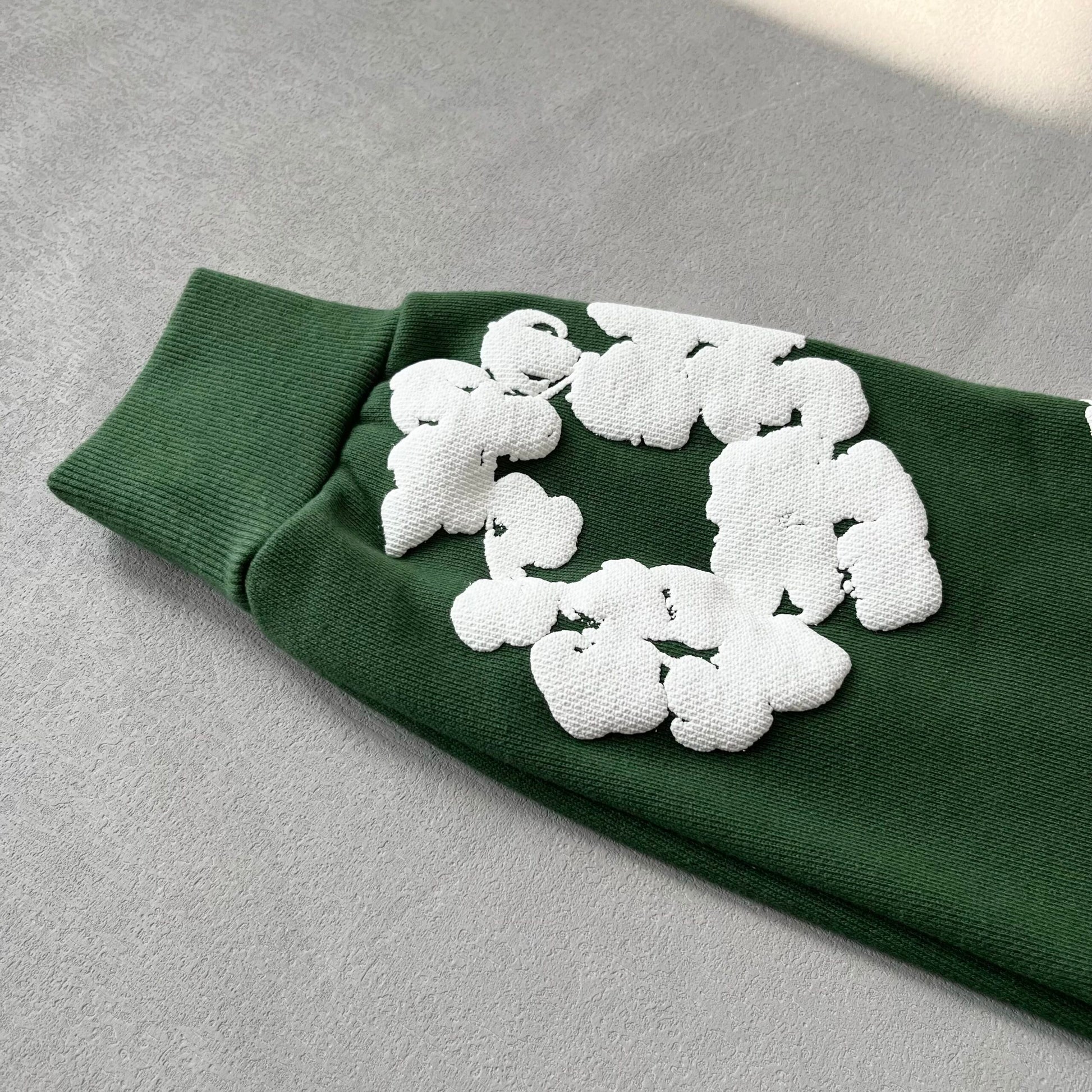 Denim Tears Hanorac Verde - prezentare produs