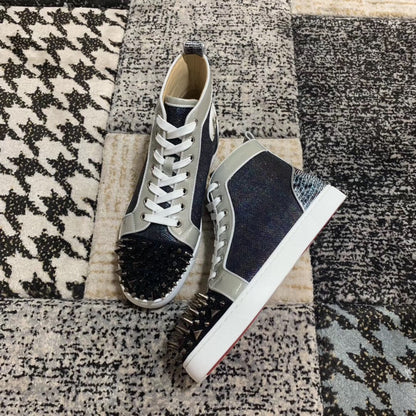 Christian Louboutin High Albastru Argintiu - prezentare produs