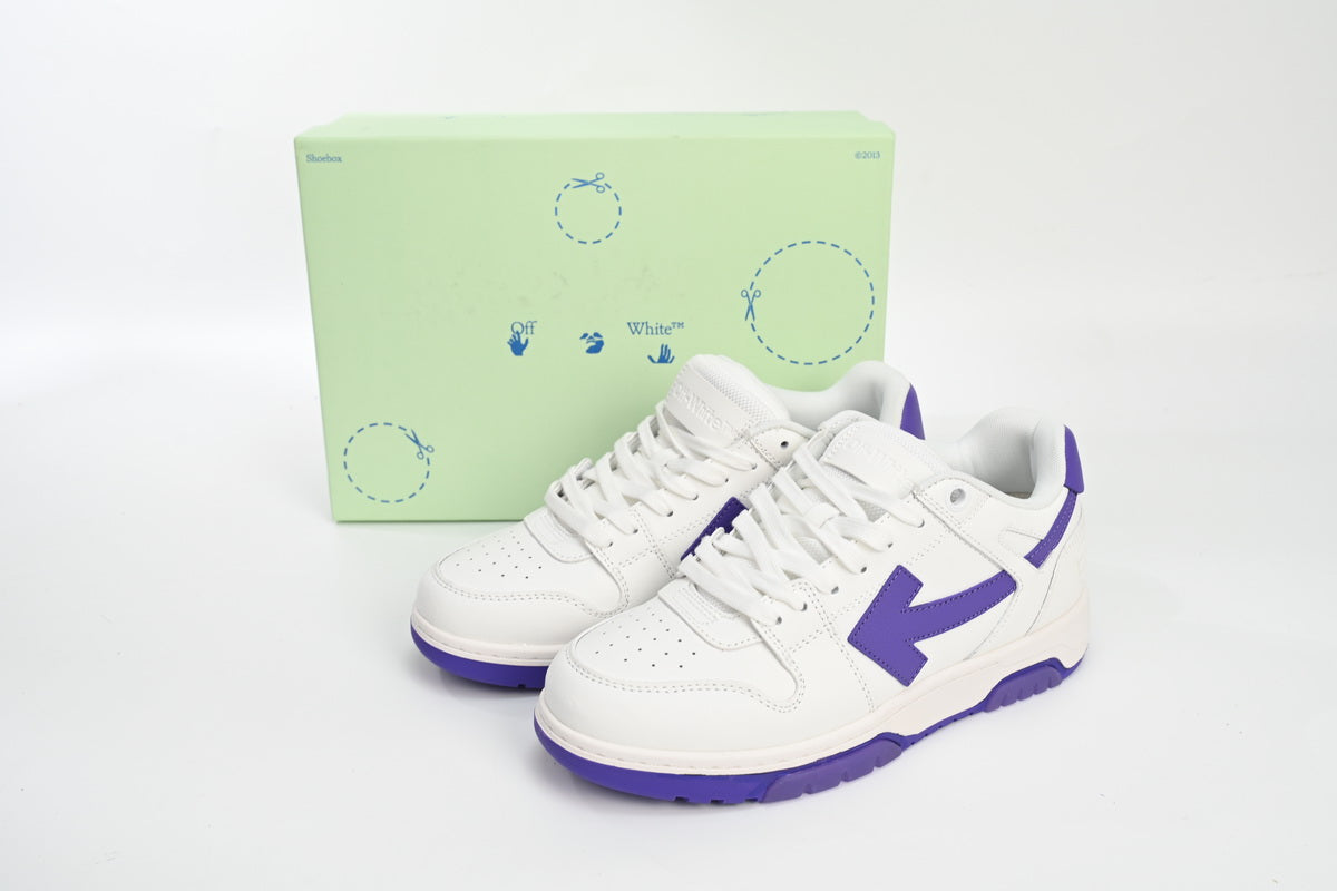 Off-White Out Of Office Alb Violet - prezentare produs