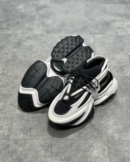 Balmain Unicorn Negru Alb Pantofi sport - prezentare produs