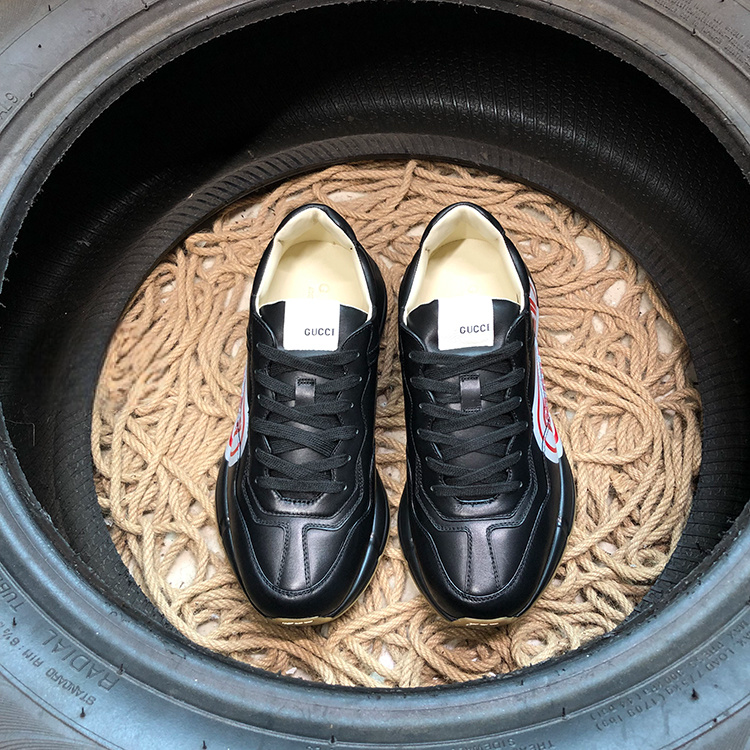 Gucci Rython Negru Logo - prezentare produs