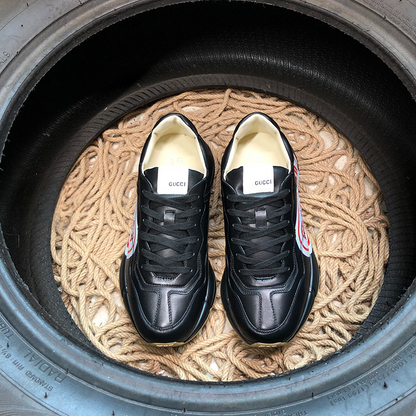 Gucci Rython Negru Logo - prezentare produs