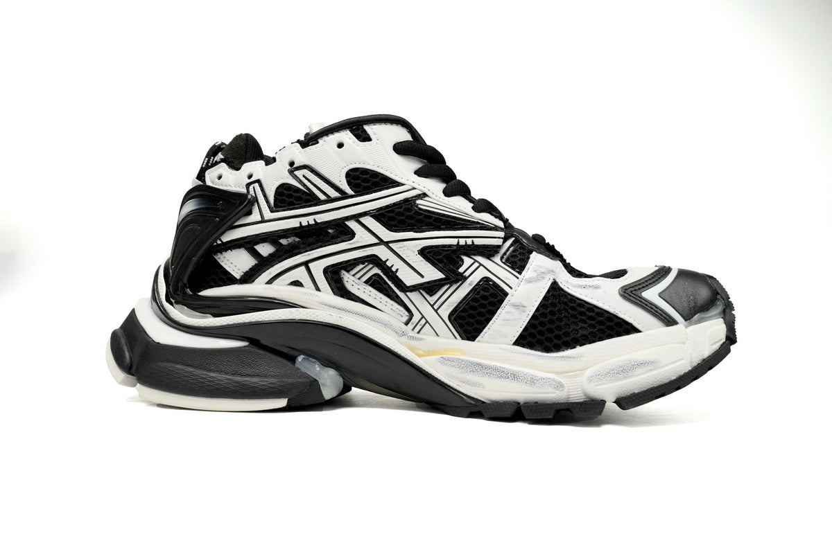 Balenciaga Runner Negru Alb - prezentare produs