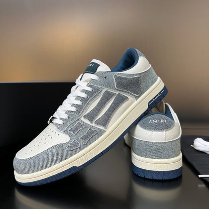Amiri Skeleton Albastru Denim - prezentare produs