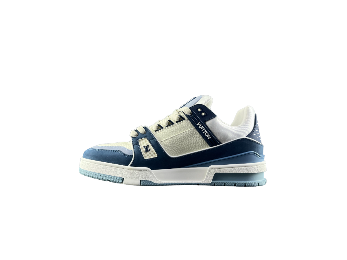 Louis Vuitton LV Trainers Albastru Alb - prezentare produs