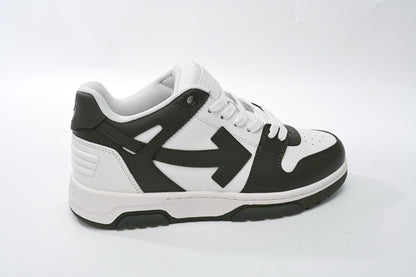 Off-White Off-White Out Of Office Military Verde Alb Pantofi sport - prezentare produs