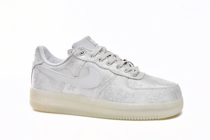 Clot X Nike Air Force Premium Alb Silk Pantofi sport - prezentare produs