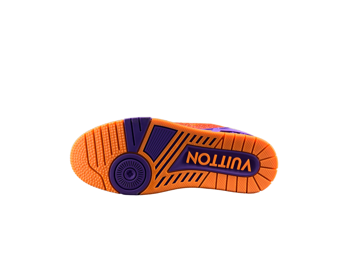 Louis Vuitton LV Pantofi sport Portocaliu Violet Diamonds Luxury Ediție - prezentare produs