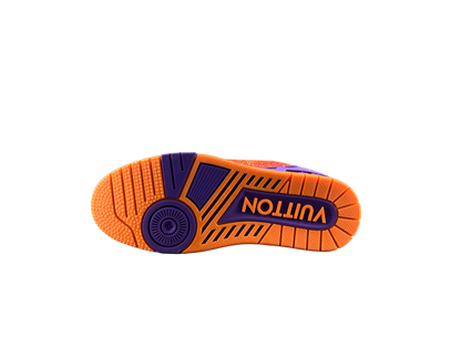 Louis Vuitton LV Pantofi sport Portocaliu Violet Diamonds Luxury Ediție - prezentare produs