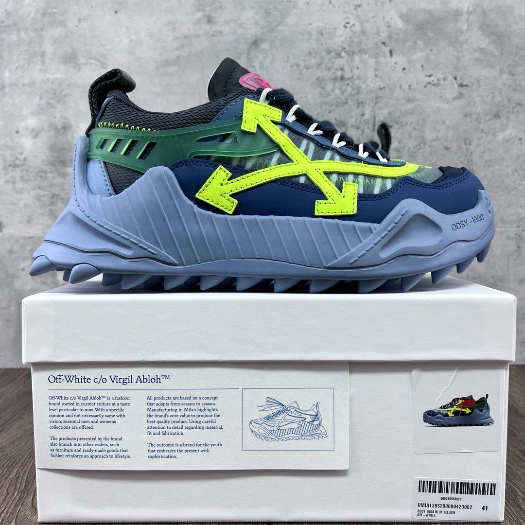 Off-White Odsy 1000 Albastru Neon - prezentare produs