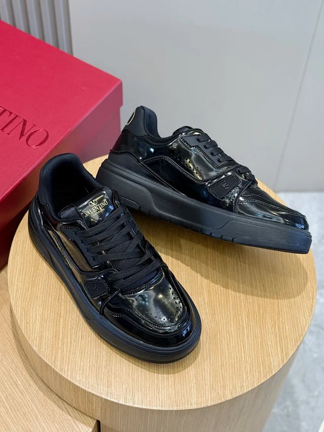 Valentino Pantofi sport Negru Patent - prezentare produs
