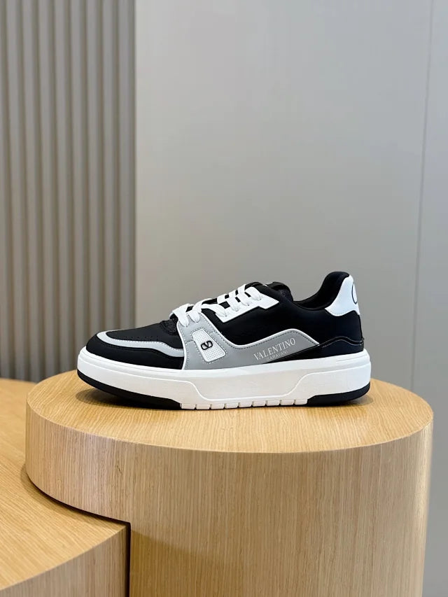 Valentino Trainers Gri Negru - prezentare produs