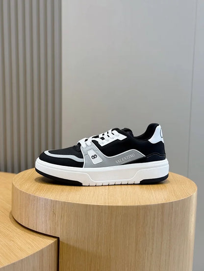 Valentino Trainers Gri Negru - prezentare produs