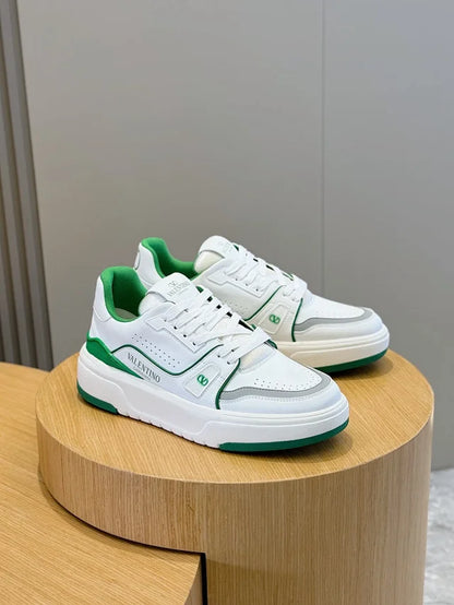 Valentino Trainers Verde Alb - prezentare produs