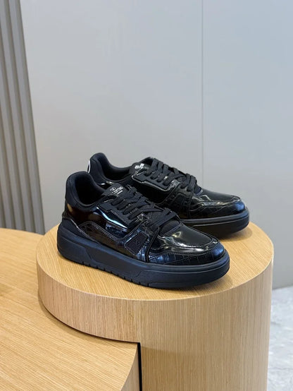 Valentino Trainers Piele Negru - prezentare produs