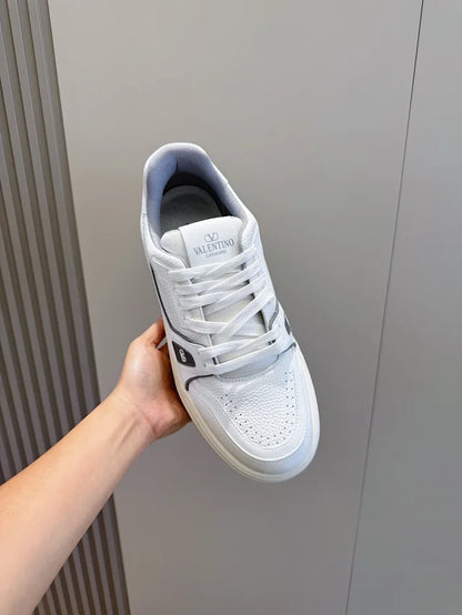 Valentino Trainers Alb Gri - prezentare produs