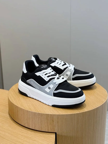 Valentino Trainers Gri Negru - prezentare produs