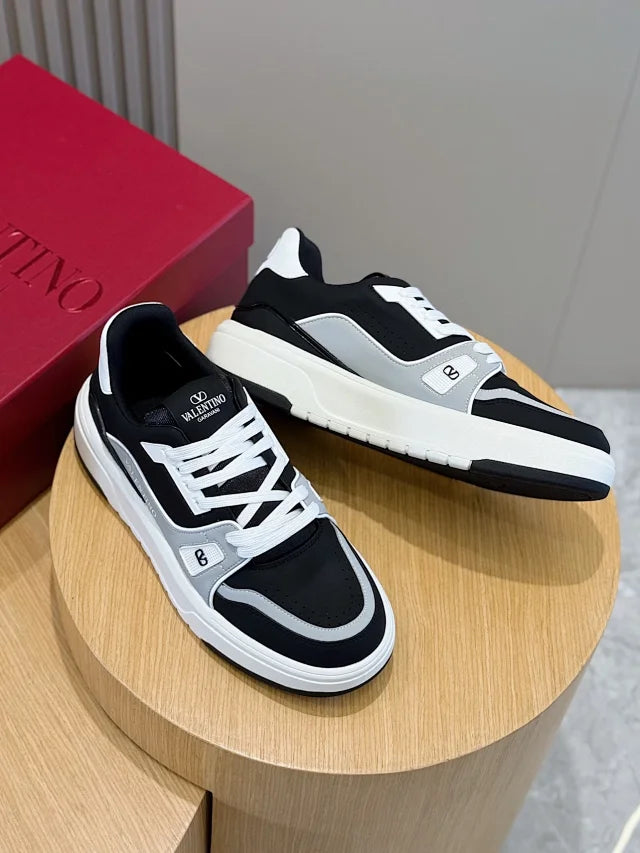 Valentino Trainers Gri Negru - prezentare produs