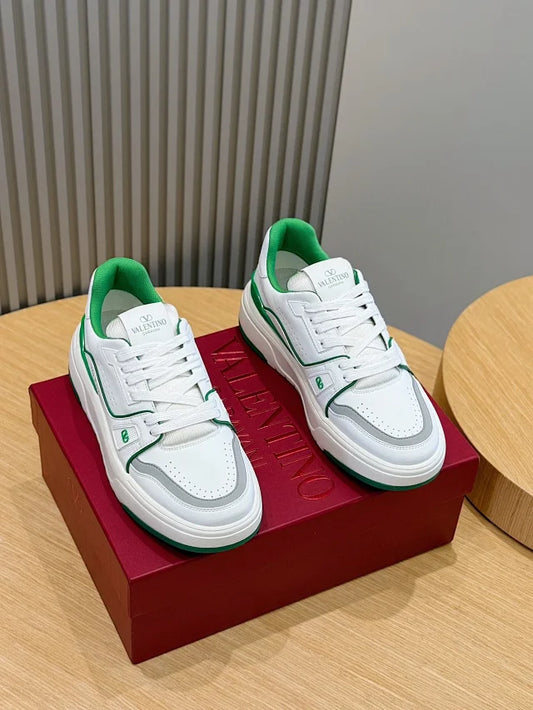 Valentino Pantofi sport Verde Alb - prezentare produs
